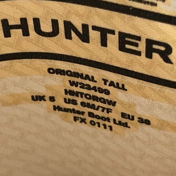 Hunter Boots W7 - Picture 5 of 5